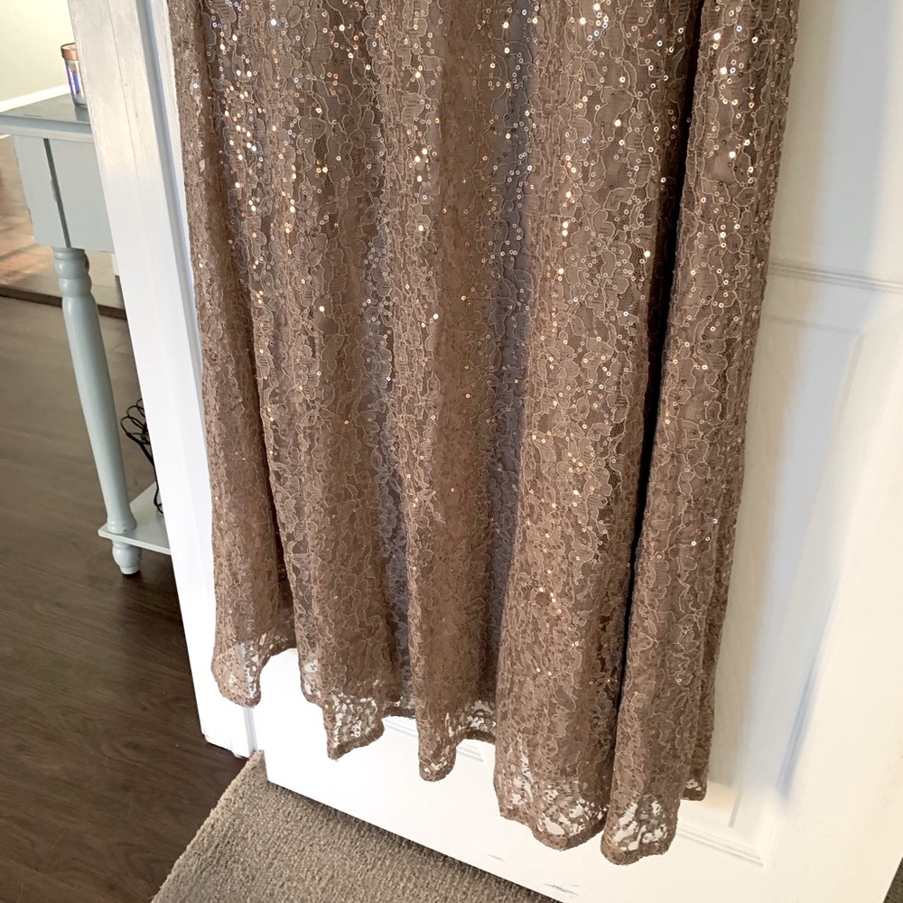 Sequin Lace Dress by Ignite Evenings - Picture 6 of 11